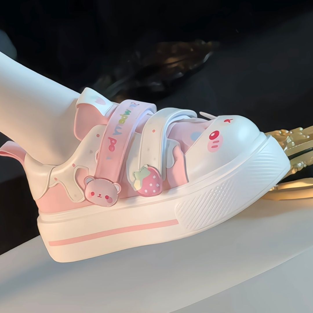 Women Shoes Store - Nouvelles Chaussures en Toile Lolita Ours