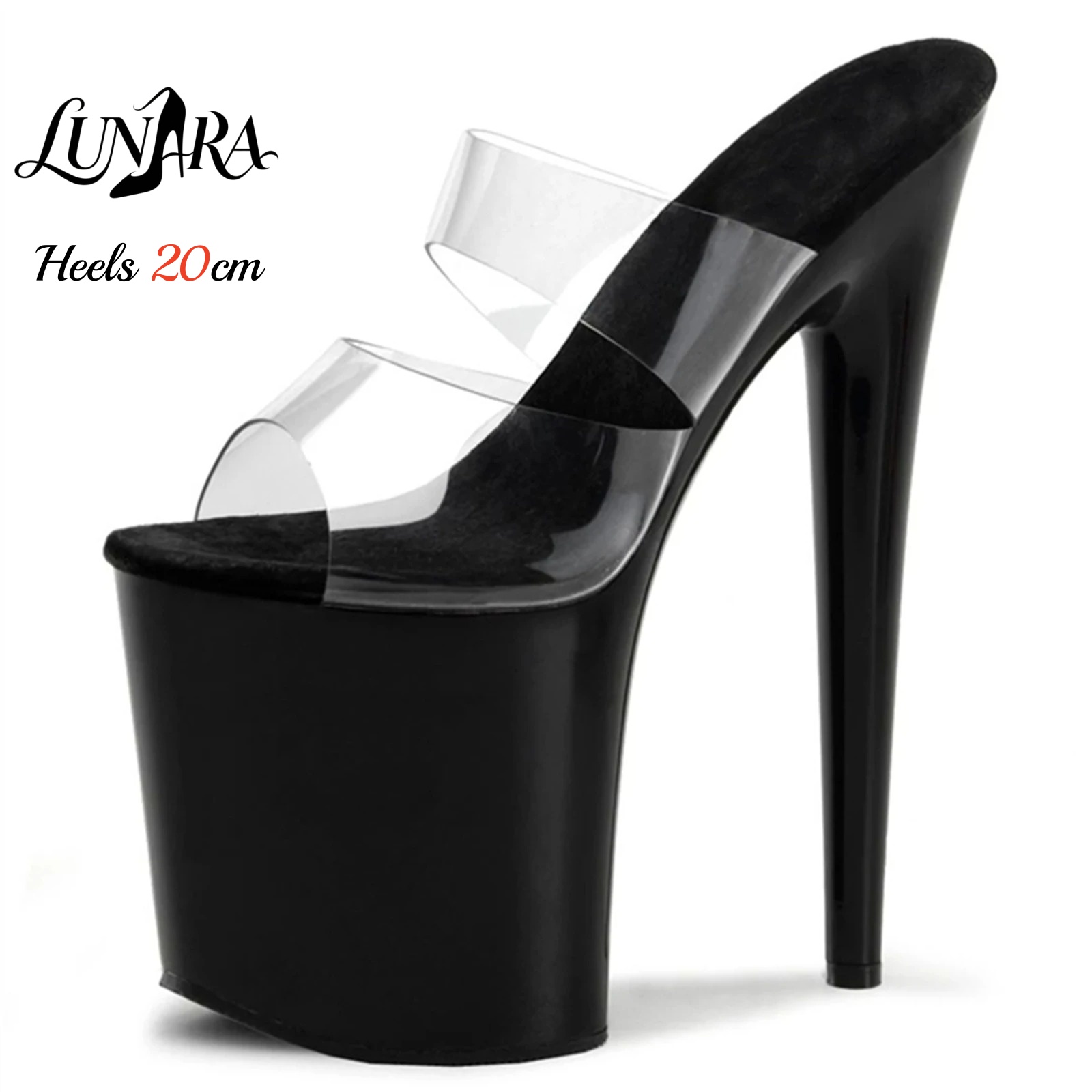 Leopard Print Heels - Sandales à plateforme ultra haute de