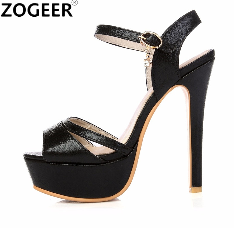 Metallic Heel Sandal - Tongs Gladiateur à Talons Hauts pour