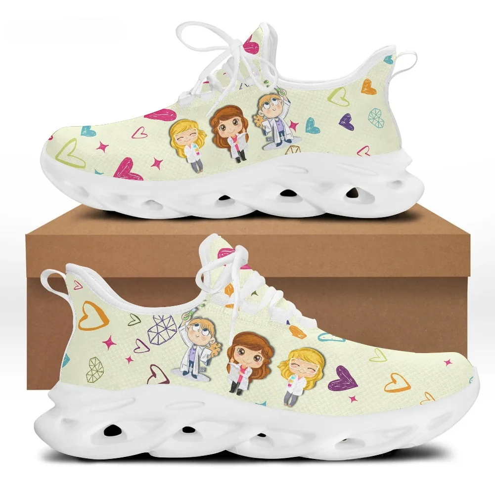 Mesh Sneaker Women - Chaussures d'infirmière de médecin de dessin