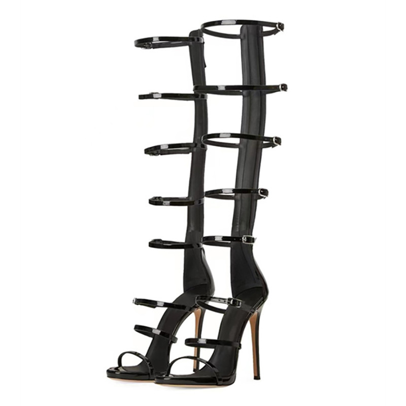 Metallic Heel Sandal - Nouvelles Bottes d'été pour femmes 2026