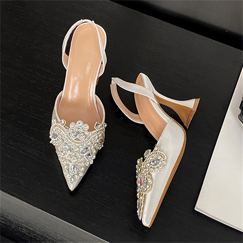 Women Shoes Zara - Eilyken printemps cristal diamant Slingback femmes