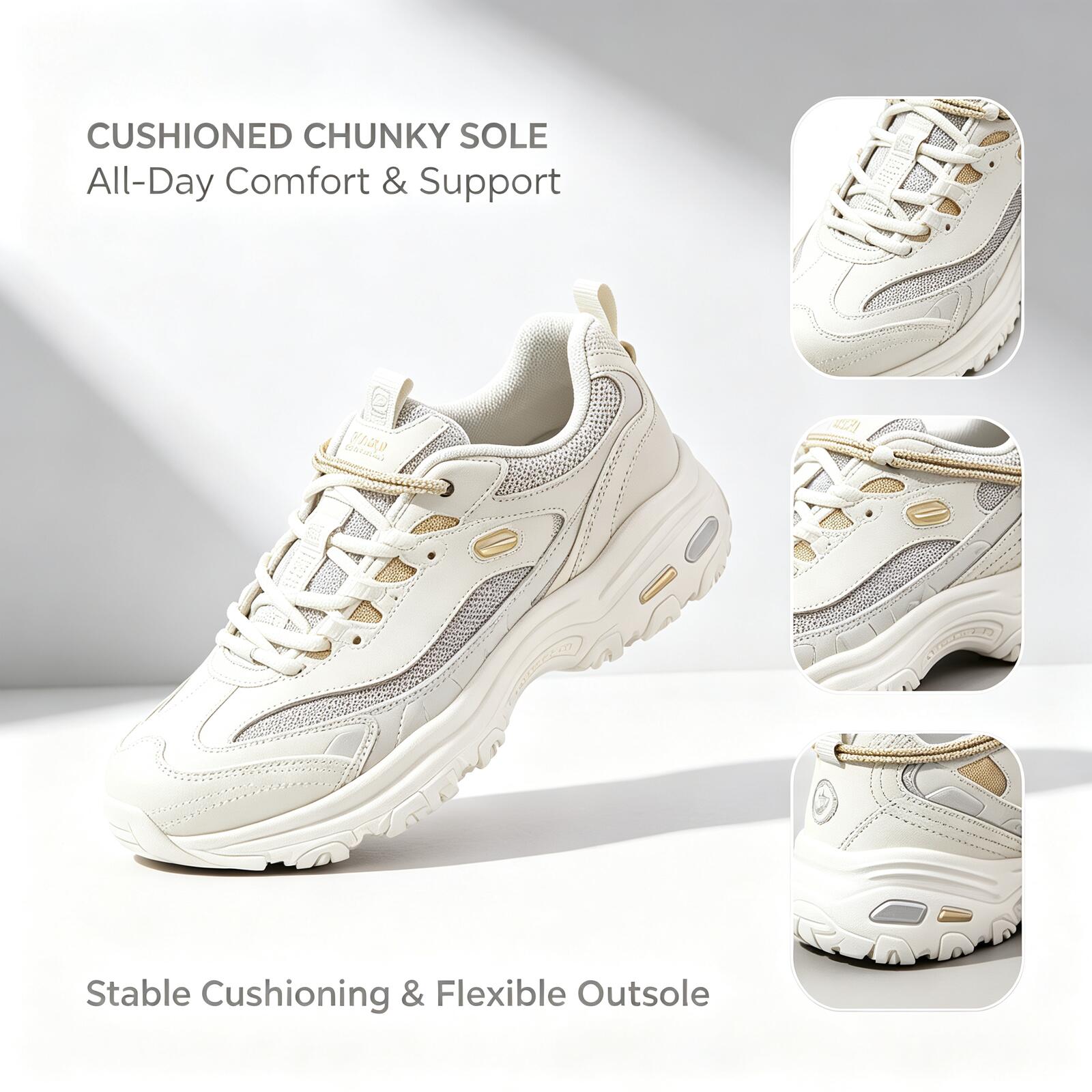 Women Shoes Skechers - Skechers Nouvelles chaussures D'Lites 1.0 Panda