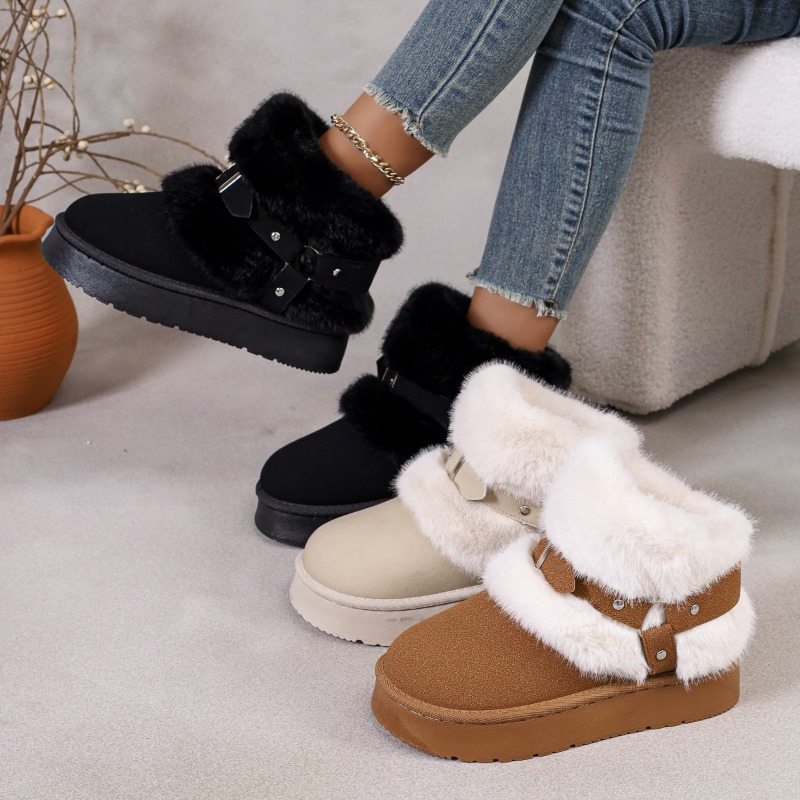 Women'S Shoes Size 12 - Bottes de neige en peluche pour