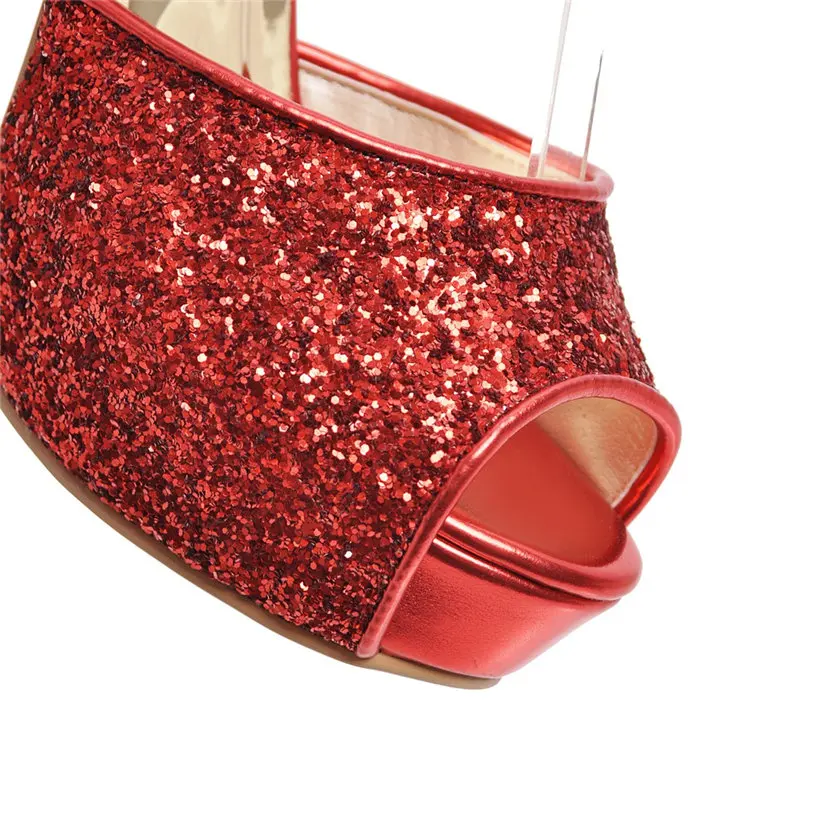 Sandales à plateforme à talons - Metallic Heel Sandal avis et prix