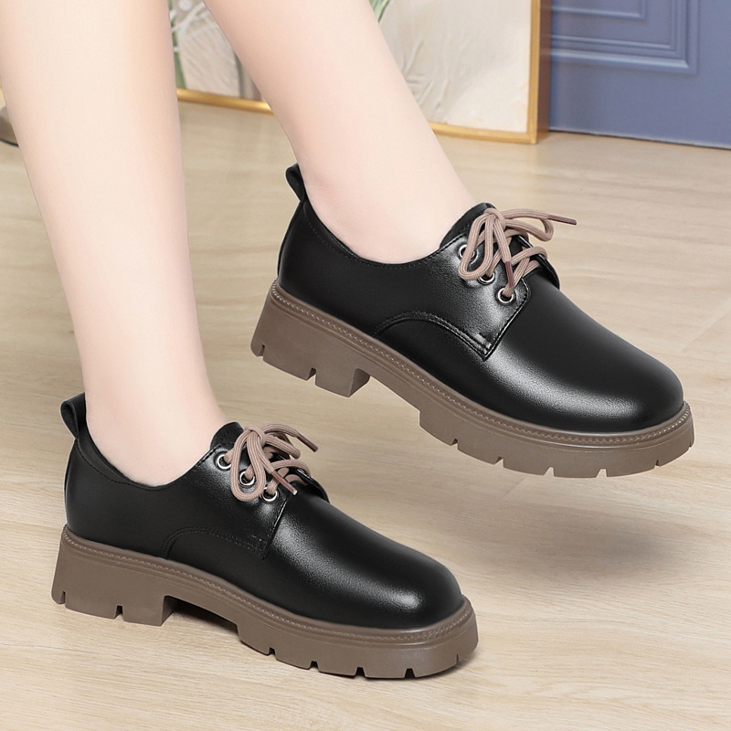 Chaussures en cuir pour femmes - Oxford Lace Up Women avis et prix