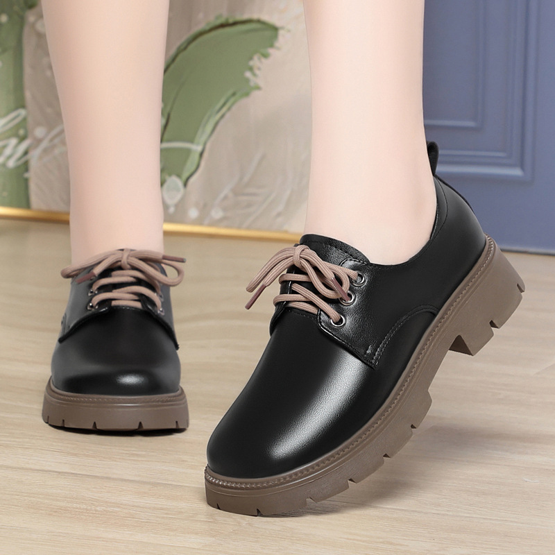 Chaussures en cuir pour femmes - Oxford Lace Up Women avis et prix