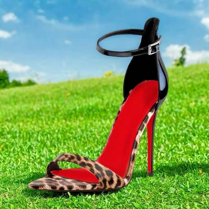Talons hauts à bout pointu imp - Leopard Print Heels avis et prix
