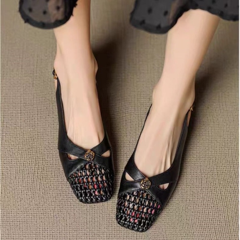 Sandales à bout fermé de style - Women Shoes With Heels avis et prix