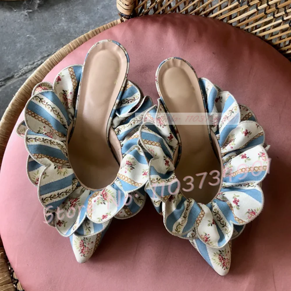 Pantoufles pointues en satin à - Women Shoes Zara avis et prix