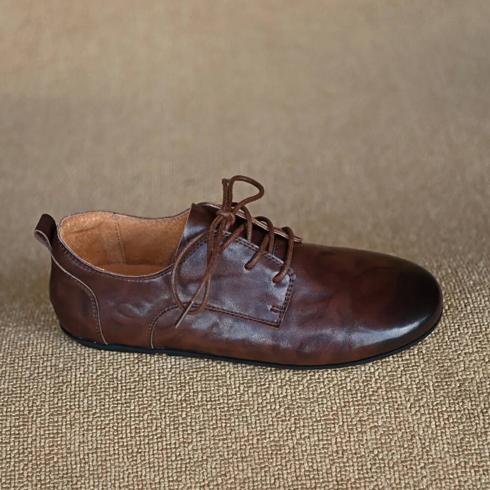 Chaussures plates à lacets en  - Oxford Lace Up Women avis et prix