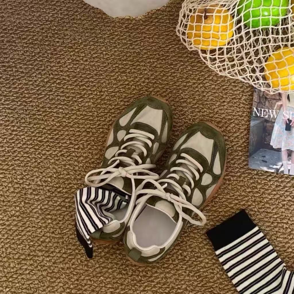 Baskets vintage en patchwork à - Women'S Shoes Non Slip avis et prix