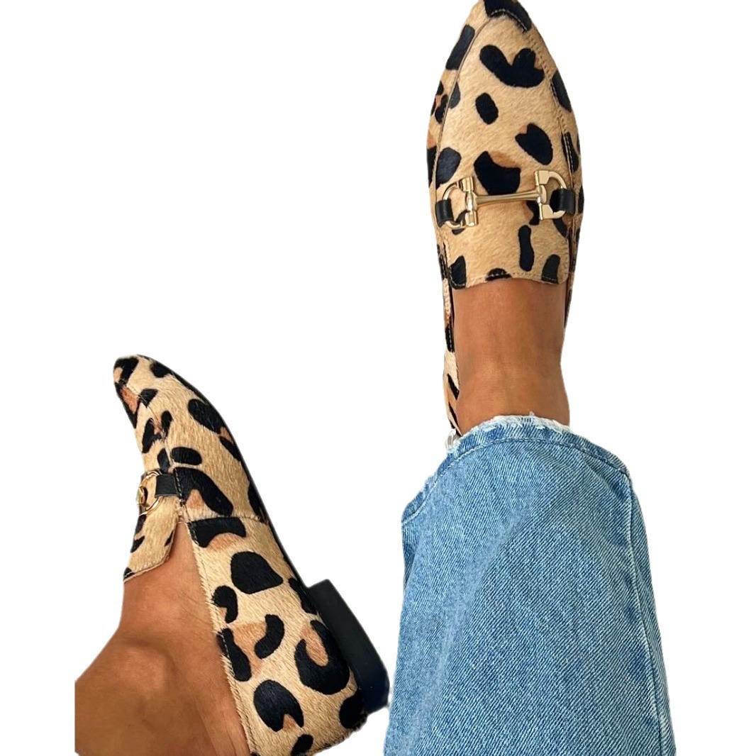 Chaussures Femme Grande Taille - Leopard Print Heels avis et prix