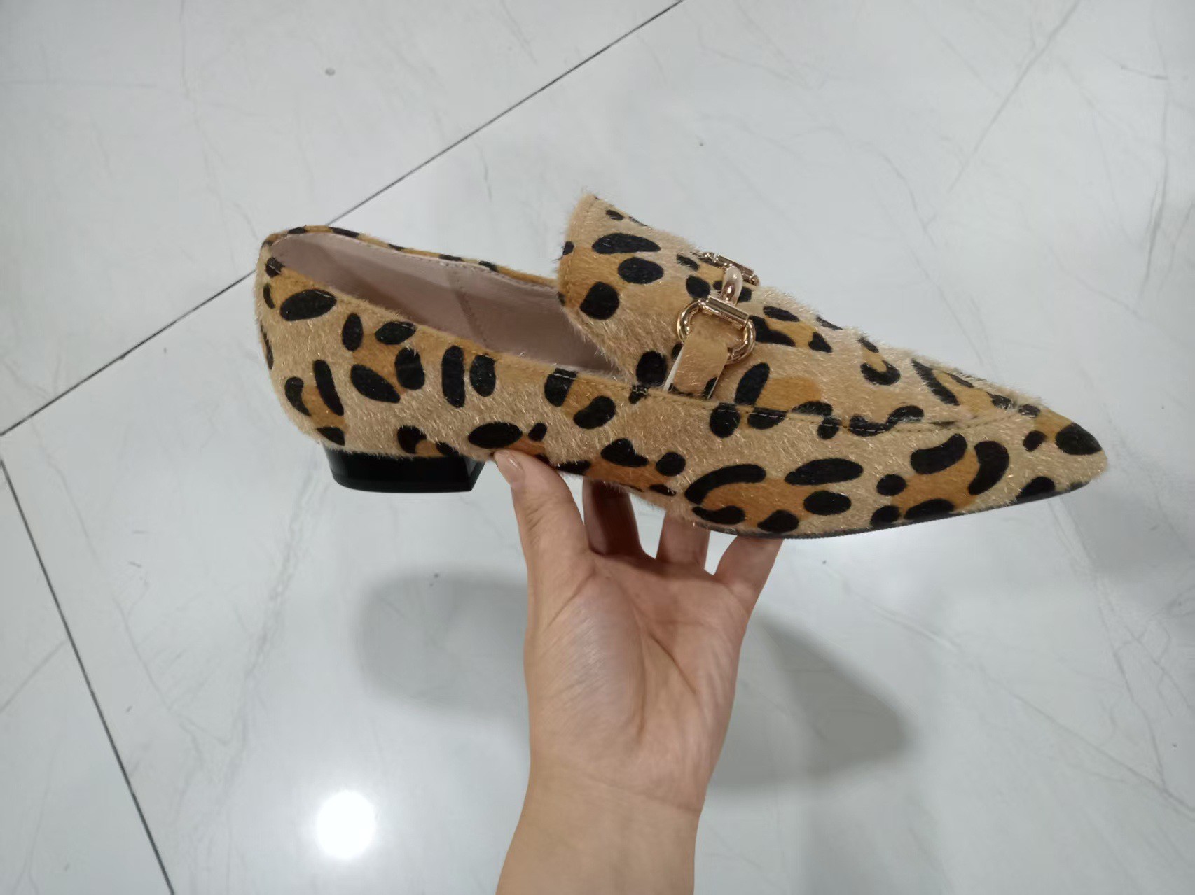 Chaussures Femme Grande Taille - Leopard Print Heels avis et prix