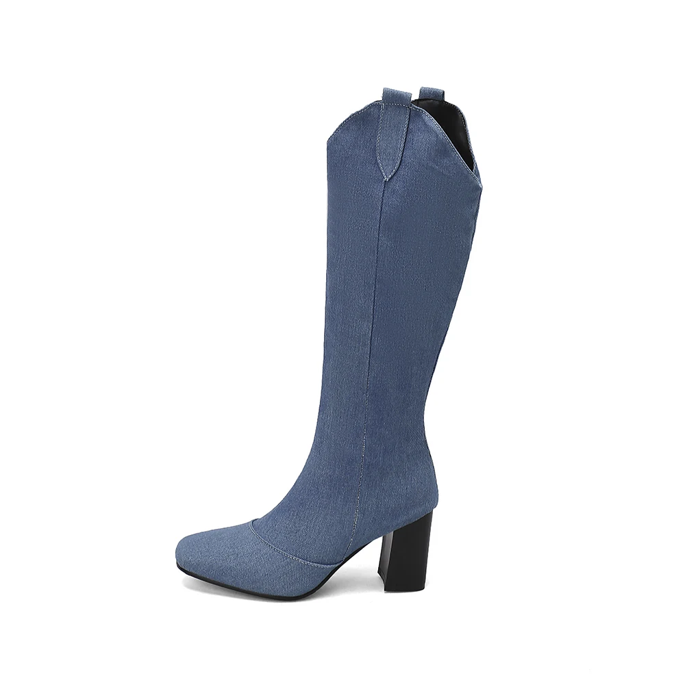 Nouveau hiver noir bleu femmes - Women'S Shoes Size 12 avis et prix