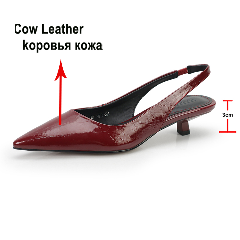 Meotina – escarpins en cuir vé - Women'S Shoes Size 40 In Us avis et prix
