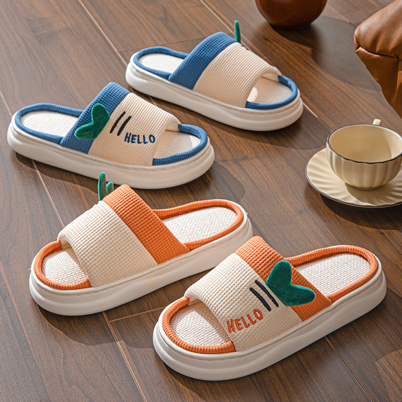 Nouvelles pantoufles en lin po - Women'S Shoes Non Slip avis et prix