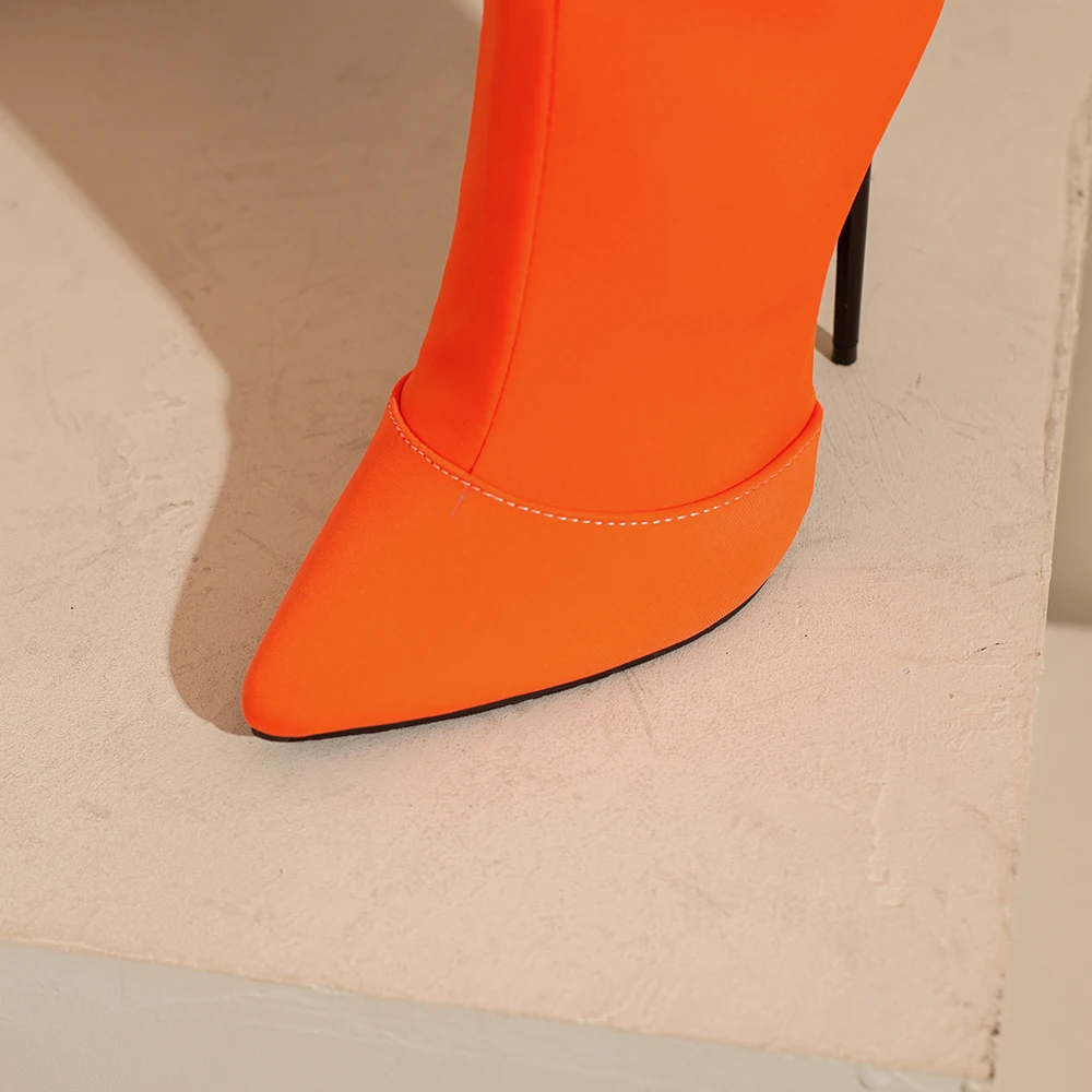 Nouveau hiver Glamour Orange j - Women'S Shoes Size 12 avis et prix