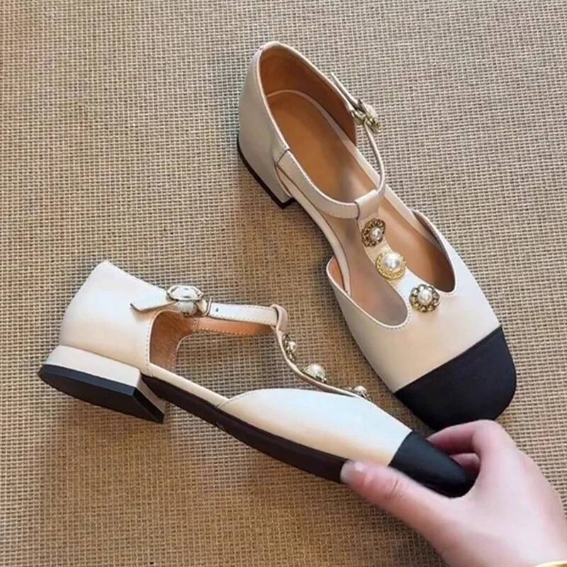 Femmes bout carré sandales à t - Mary Jane Shoes avis et prix