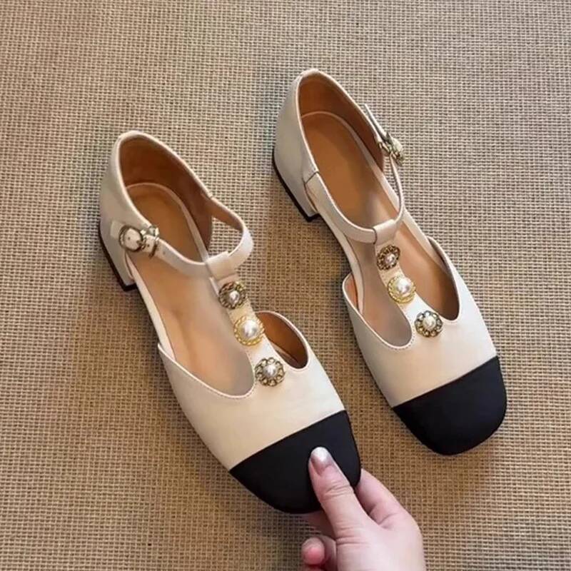 Femmes bout carré sandales à t - Mary Jane Shoes avis et prix