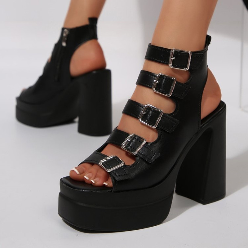 Nouvelles sandales d'été pour  - Metallic Heel Sandal avis et prix
