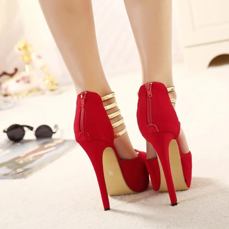 Chaussures pour femmes de 13 c - Metallic Heel Sandal avis et prix