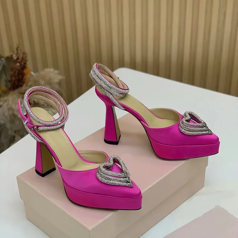 Plate-forme cristal amour déco - Metallic Heel Sandal avis et prix