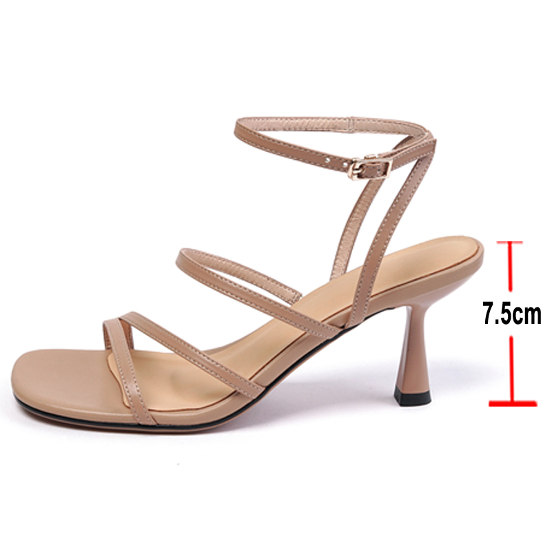 Meotina-Sandales carrées à lan - Women'S Shoes Size 40 In Us avis et prix